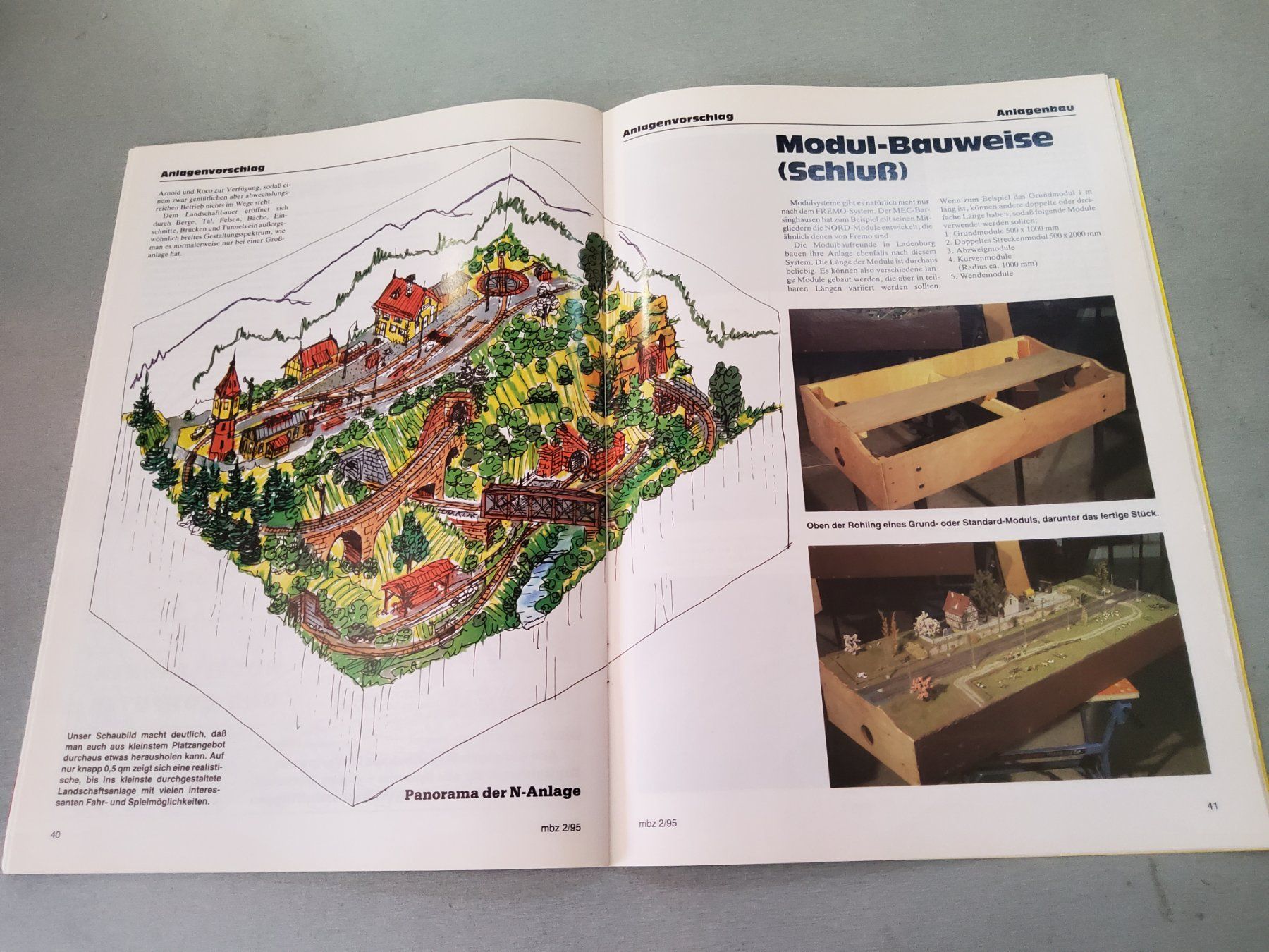Riviste & Magazine: 2 mbz Modellbahn-Zeitschrifzen 4/1981 + 5/1995 – Usato da Grüningen venduto da VENOM59 3