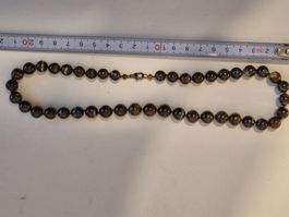 2 Opal Vintage Edelstein Schmuck Halskette Boulder Turmalin