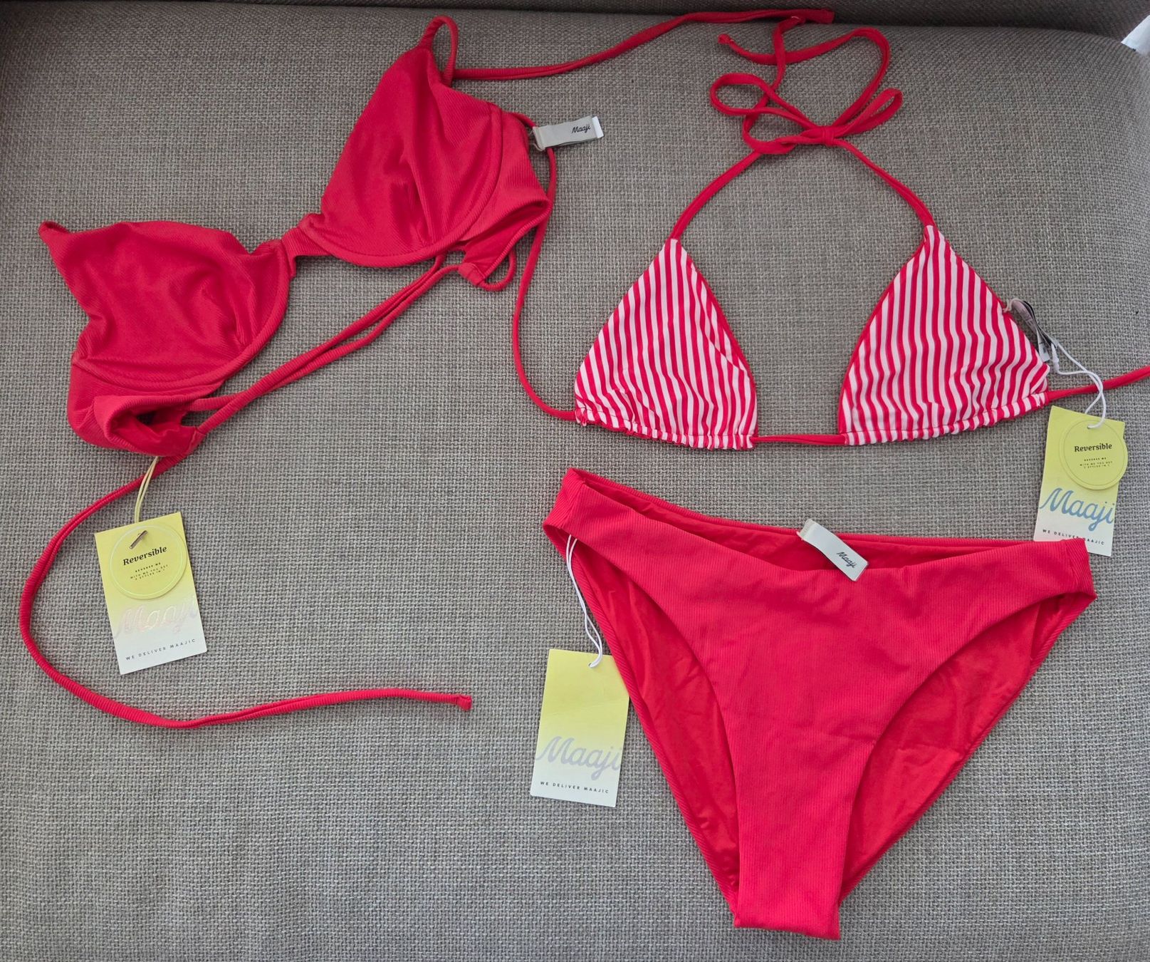 Costumi da bagno & Bikini: Maaji Bikini Set, drehbar Grösse M, Neu! – Nuovo e nell'imballaggio originale da Mettmenstetten venduto da mir_6dq9