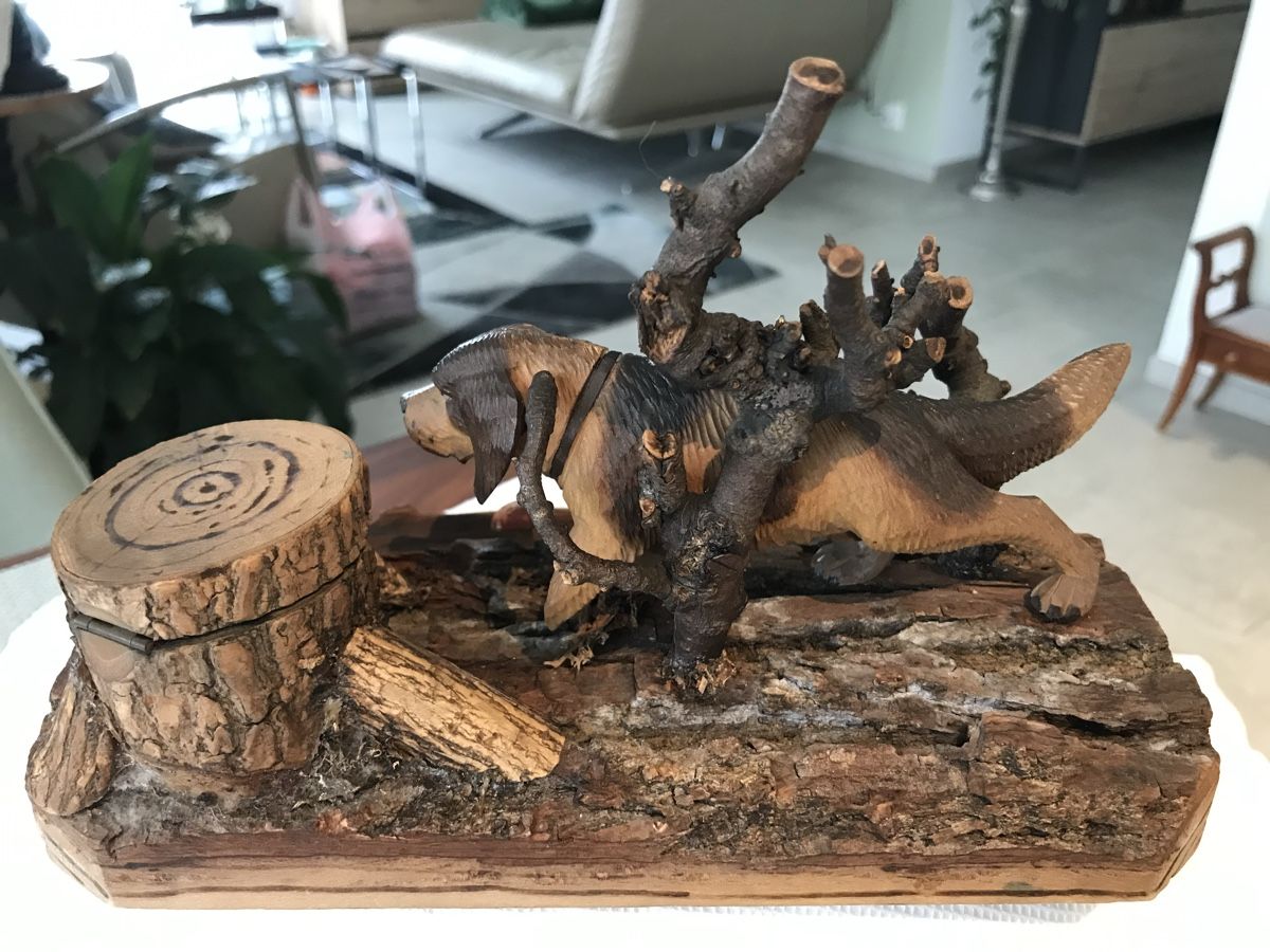 Autres antiquités ou arts: Holztintenfass – D'occasion à Schönenberg ZH par Roxana8820 3