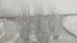 10 Biergläser, Stange, Feldschlösschen  3 dl wie neu