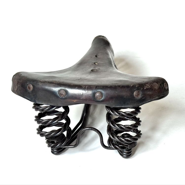 Pezzi di ricambio: Antiker Fahrradsattel „Harco“, Leder – Difettoso da Wildberg venduto da wild59 2