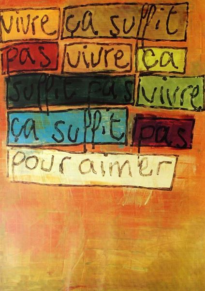 Foto & Immagini: vivre ca suffit pas pour aimer – Nuovo (secondo la descrizione) da Bern venduto da Vintage-Art-Poster