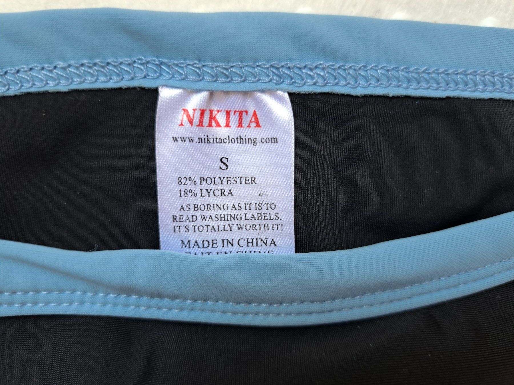 Badekleider & Bikinis: Neu! NIKITA Bikini, schwarz/hellblau, Gr. S – Neu und originalverpackt aus Gysenstein von joshuas81 3