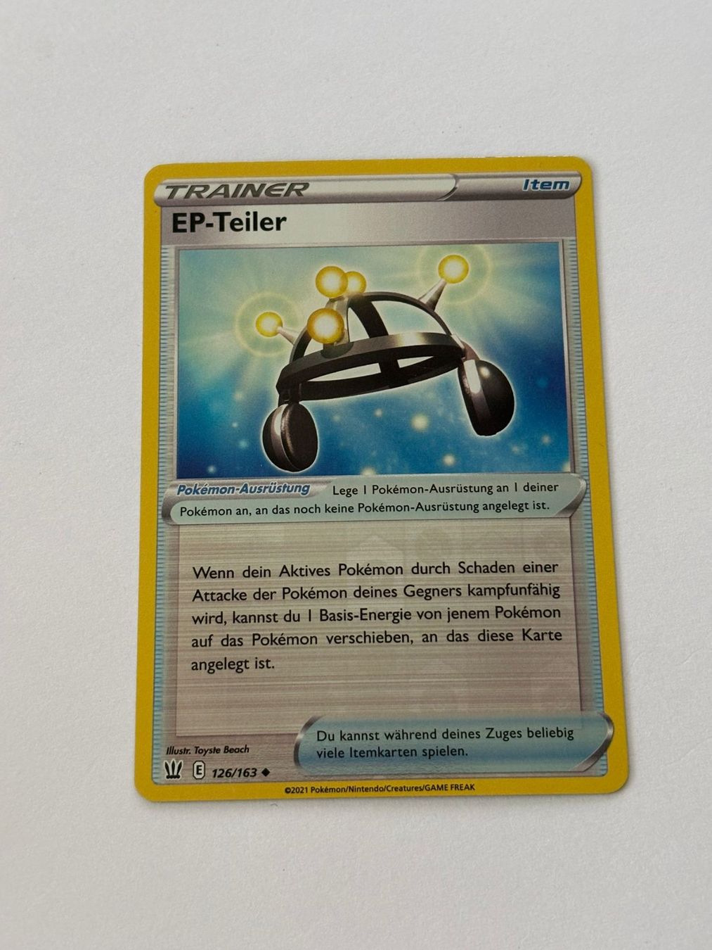 Pokémon Carte collezionabili: EP-Teiler 126/163 – Usato da Herisau venduto da Seyashop_2