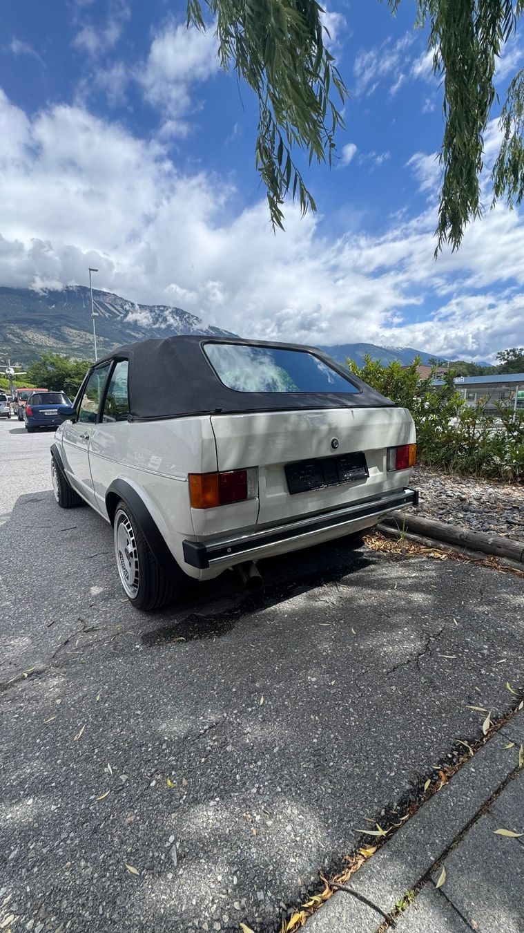 VW Automobili: Golf 1 GLI cabriolet 1.8 – Usato da Sierre venduto da jokr396 1