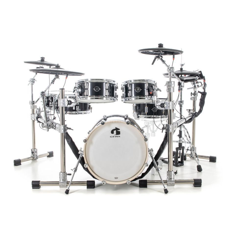 Strumenti musicali: Drum Set GEWA G9 XL Carbon Black – Nuovo (secondo la descrizione) da Worb venduto da musikhaus-hirsiger