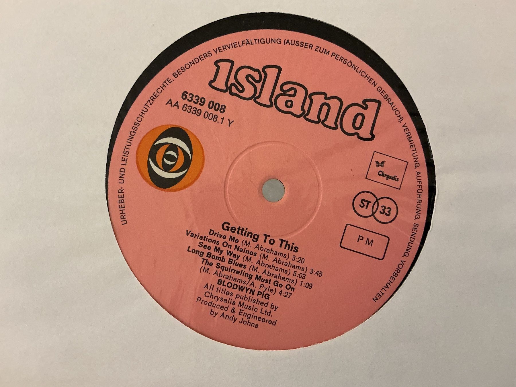 Dischi in vinile: Blodwyn Pig LP - Getting To This – Usato da Winterthur venduto da Tumko-Vinyl 2