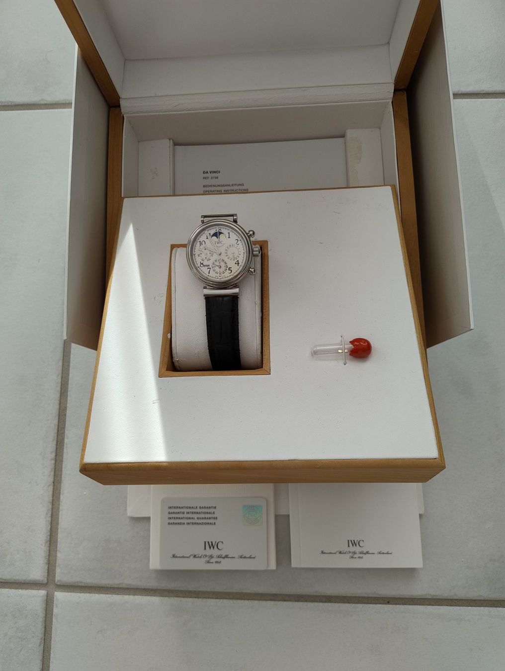 IWC Orologi: IWC Da Vinci Ref 3758 in Stahl 41.5mm – Usato da Villigen venduto da Top-Artikel 4