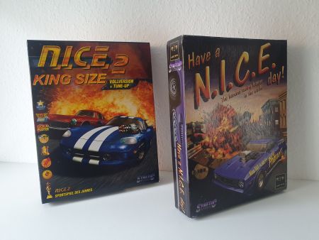 PC Games Have a N.I.C.E. day! 1+2 Bundle 1997-1998 Big Box