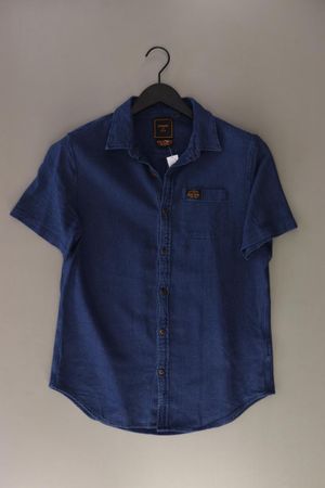 Superdry Kurzarmhemd Gr. L blau