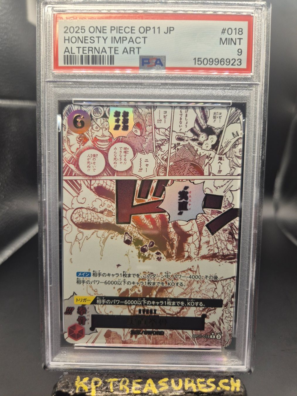 Bandai Carte collezionabili: One Piece card Honesty Impact OP11-018 PSA 9 – Usato da Rolle venduto da KPTreasures