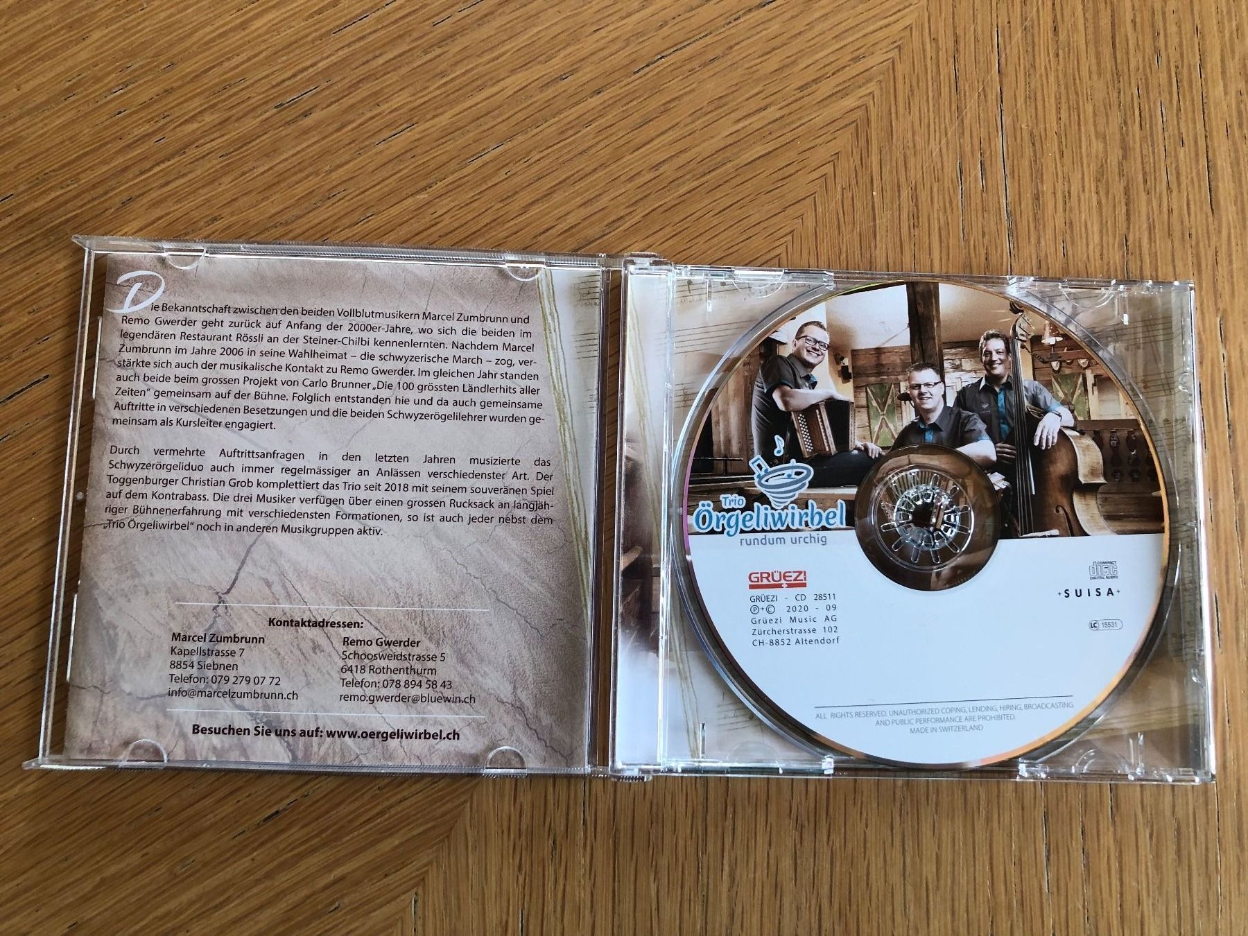 CD: Trio Örgeliwirbel – Usato da Schübelbach venduto da Dolly990_2 2