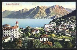 Lugano-Paradiso, Totalansicht mit See un