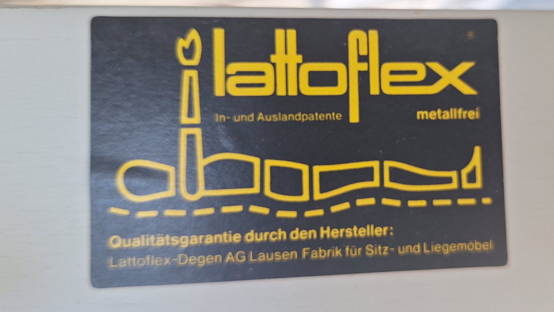 Letti: Bettgestell mit Lattenrost, Metallbett – Usato da Weinfelden venduto da JoeBaer 3