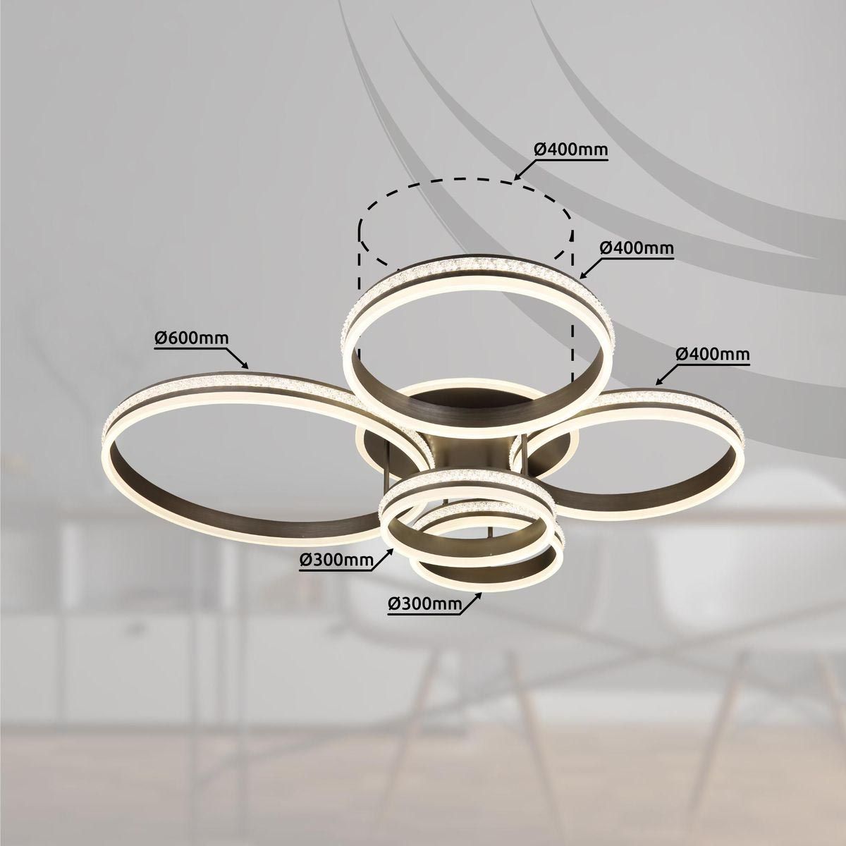 Lampadari & plafoniere: LED Deckenleuchte, CCT, 114 cm x 91 cm – Nuovo (secondo la descrizione) da Kreuzlingen venduto da Smart-Light 2