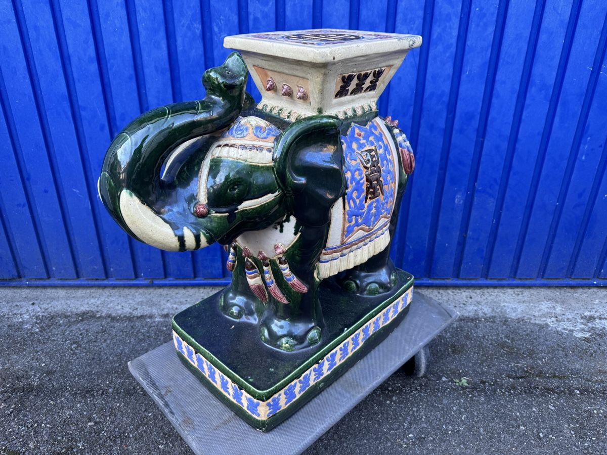 Statuette: Keramik Elefant – Usato da Gränichen venduto da onkel_xxl 1