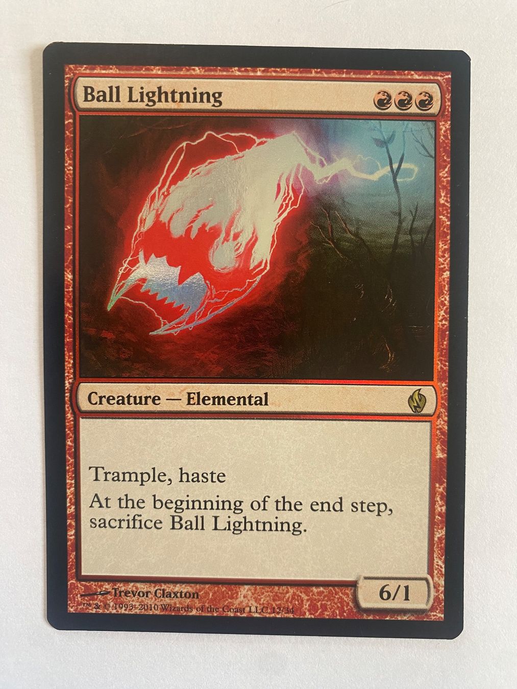 Magic The Gathering Carte collezionabili: Ball Lightning - Premium Deck Series: Fire and Lightning – Usato da Bonstetten venduto da ddiederichs