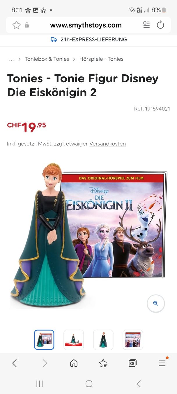 Hörbücher: Tonie Figur - Anna "Die Eiskönigin 2" – Gebraucht aus Büttikon AG von lca_v7pb 1