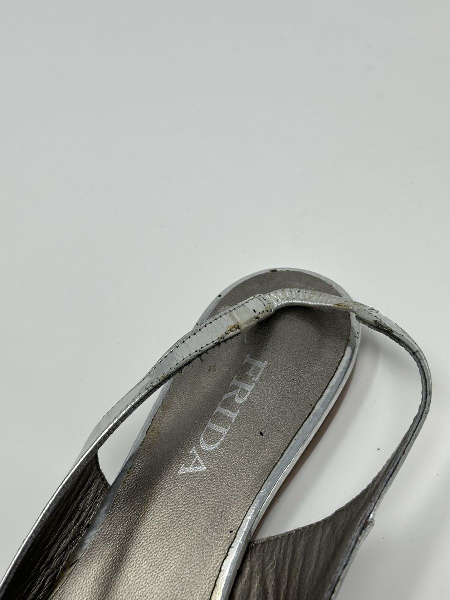 Scarpe da donna: Slingpumps von Frida, Silber, Gr. 36 – Usato da Luzern venduto da kim221080 4