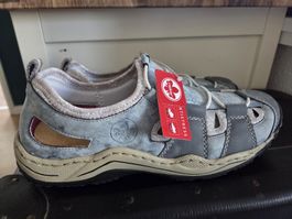 Rieker Antistress Sandalen blau grau Grösse 40 neu