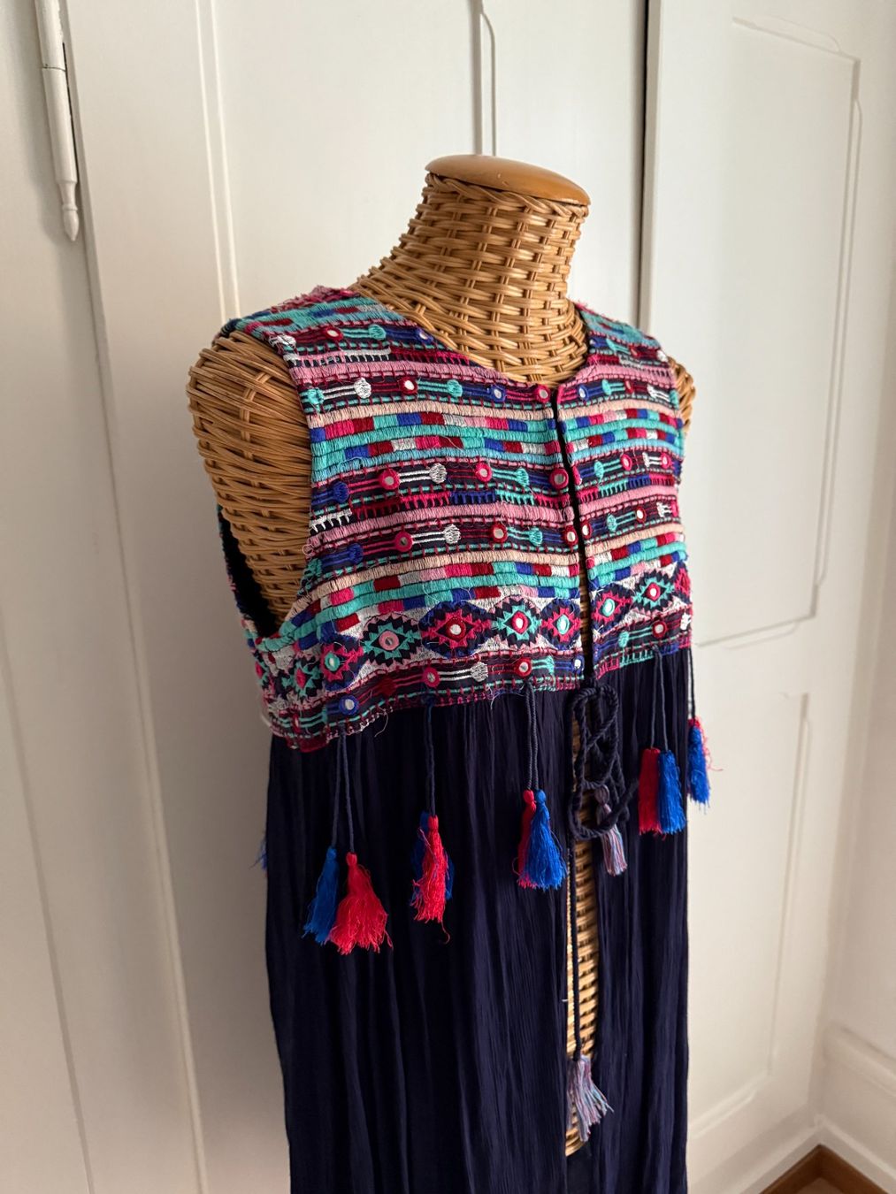 Vestes: PLATINUM - Hippie Aztec Jäckchen dunkelblau S/M – D'occasion à Zürich par Diazaio 1
