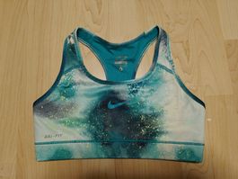 Nike Dri Fit Sport BH Gr. S blau galaxy