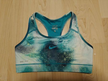 Nike Dri Fit Sport BH Gr. S blau galaxy