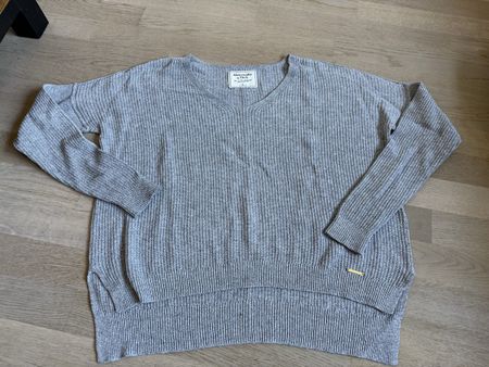 Abercrombie & Fitch Strickpullover Grau, Grösse S