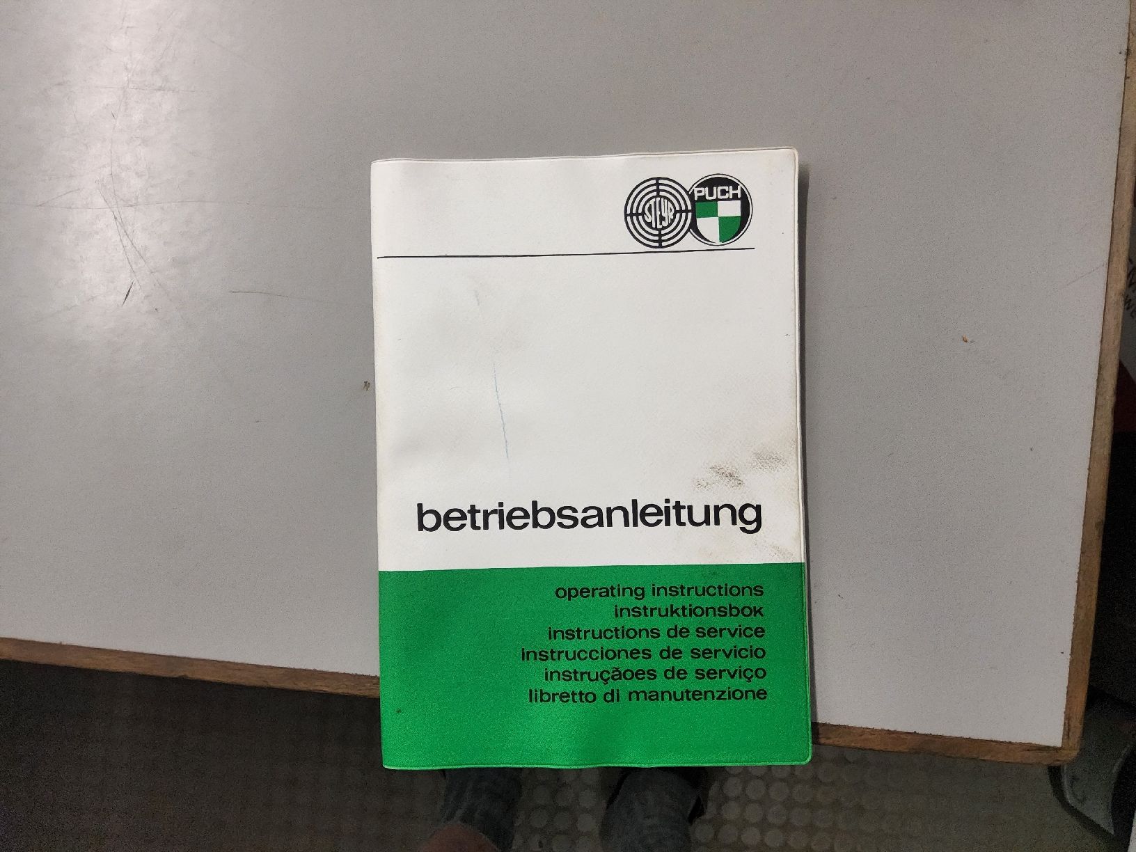 Puch Documents: Steyr Puch Haflinger / Bedienungsanleitung – D'occasion à Schüpfen par ber_j6b6
