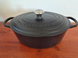 Le Creuset oval Bräter Cocotte schwarz 33 cm / VP: 515.- Fr.
