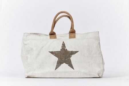 Recycling Stern Tasche, Weekender, Neu