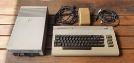 Commodore C64 mit Laufwerk 1541, Netzteil und Kabel