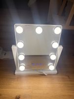 Schminkspiegel mit Beleuchtung weiss neuwertig