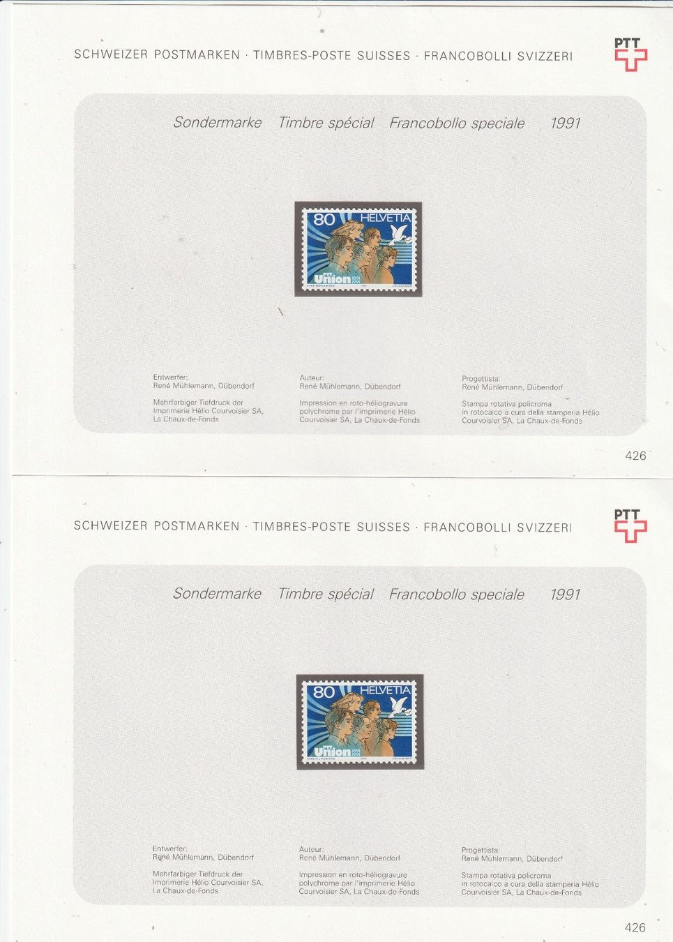 Tutti i francobolli: CH Frankaturware Viererblöcke  und Einzelmarken  Postfrisch – Usato da Rupperswil venduto da Ema10 2