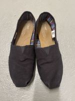 Schwarze TOMS Schuhe Grösse 38 Espadrilles
