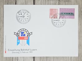 CL09 Enveloppe + Timbre Suisse 1991
