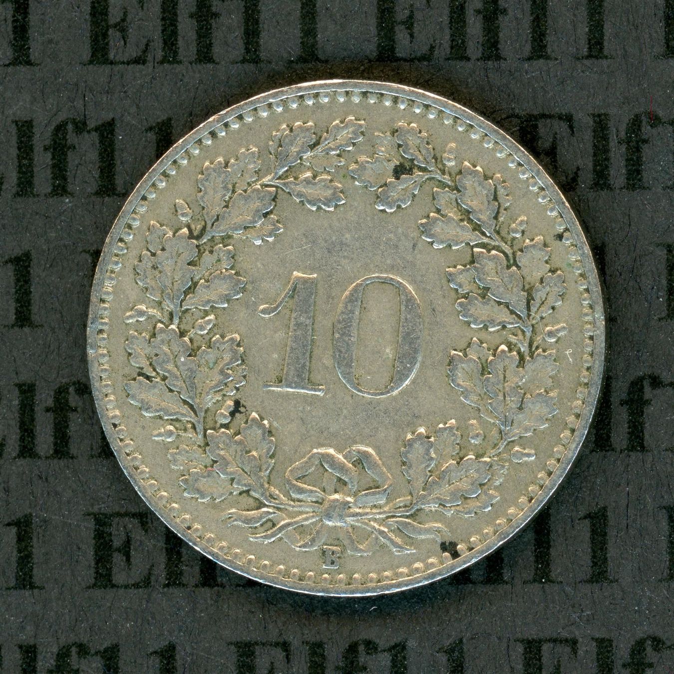 Alle Münzen: CHF___0.10 1914 -vz 10 Rappen – Gebraucht aus Widnau von Elf11 1