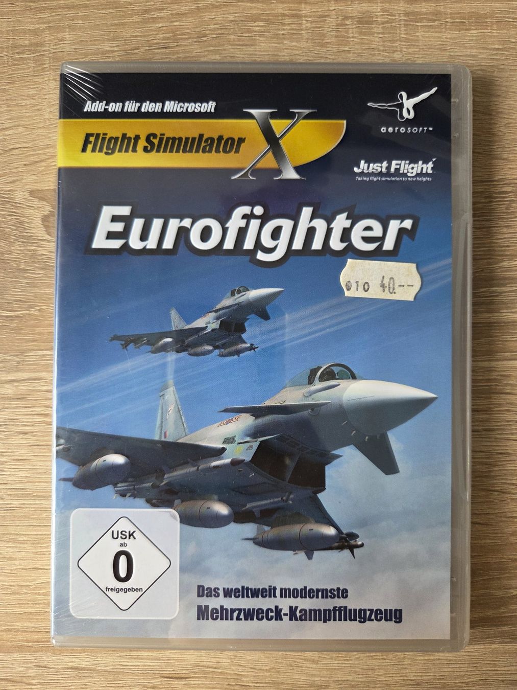 Giochi: Eurofighter for Flight Simulator X - PC - NEW – Nuovo e nell'imballaggio originale da Carouge GE venduto da Franllo