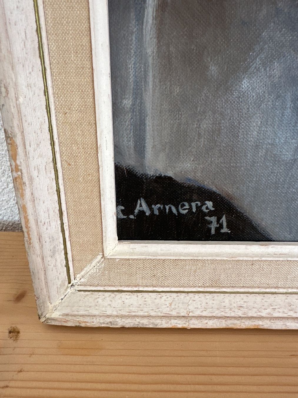 Dipinti: Wunderschönes Gemälde Stilleben von Catherine Arnera 1971 – Usato da Saanen venduto da Mikeman2 3