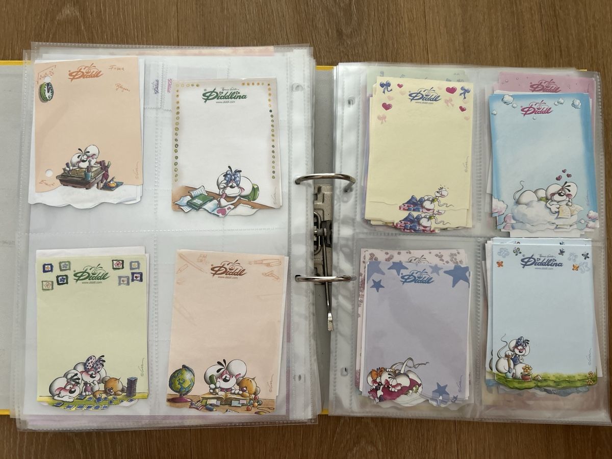 Papier: 59 verschiedene Diddl Notizblätter ca Grösse A6 – Neuf (Voir description) à Lachen SZ par rah_c6qj 1