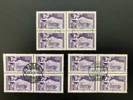 4-er Blöcke☉ ZNr. 131 / KP: 90.00