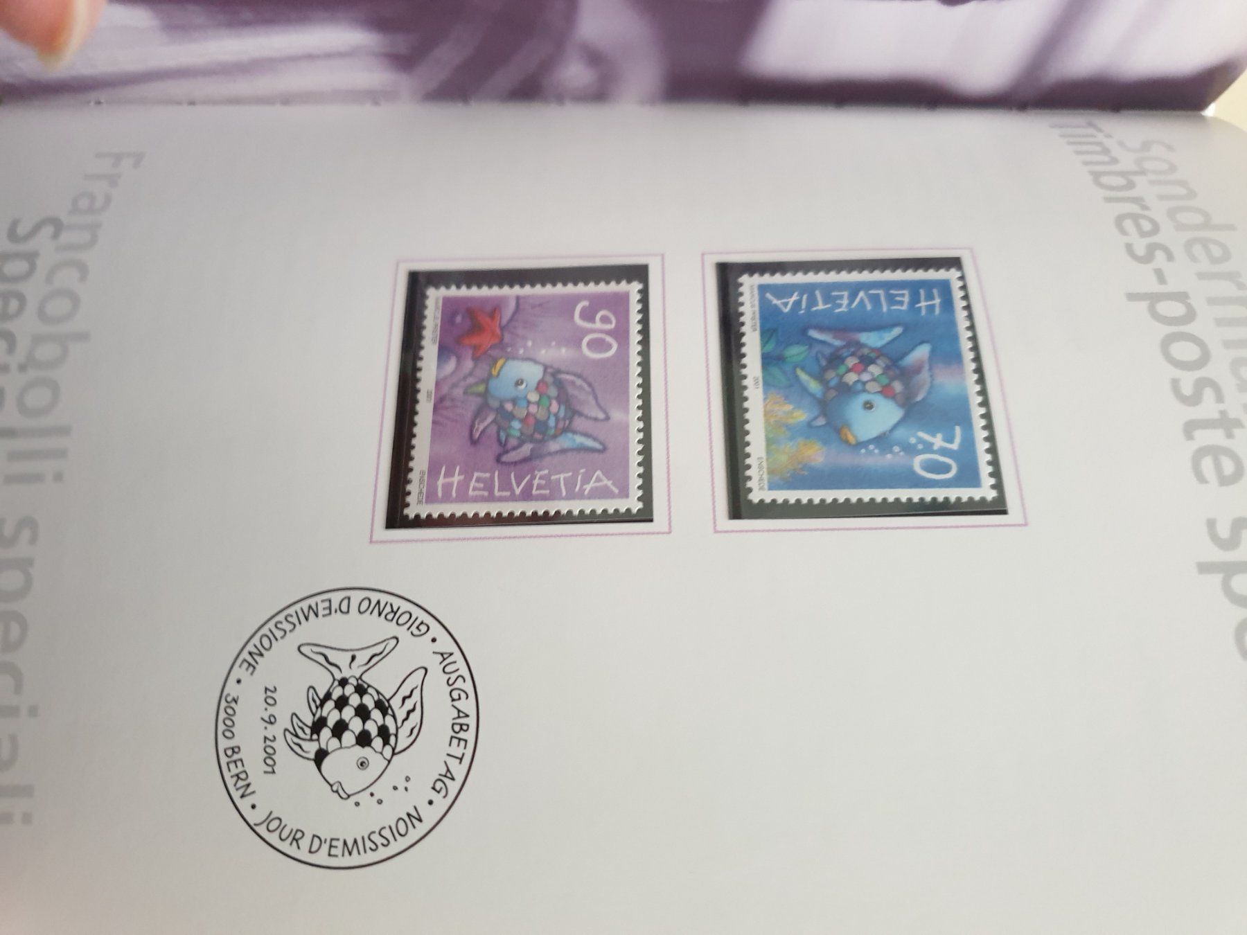 Tutti i francobolli: Jahresbuch CH Briefmarken 2001 postfrisch vollständig – Nuovo (secondo la descrizione) da Frauenfeld venduto da Kasico 8