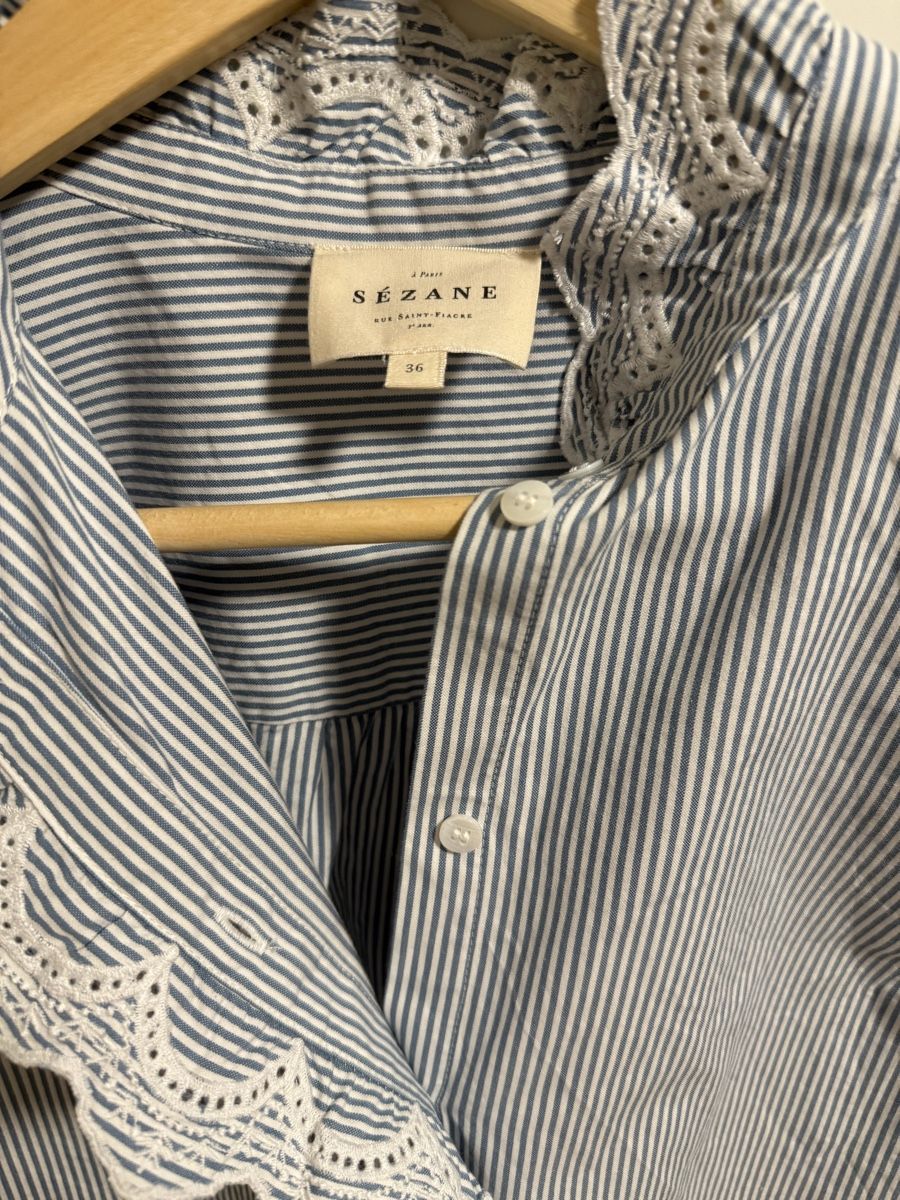 Sezane Camicette: Gestreifte Bluse Sézane Gr. 36 – Nuovo (secondo la descrizione) da Uitikon Waldegg venduto da ZH81 1