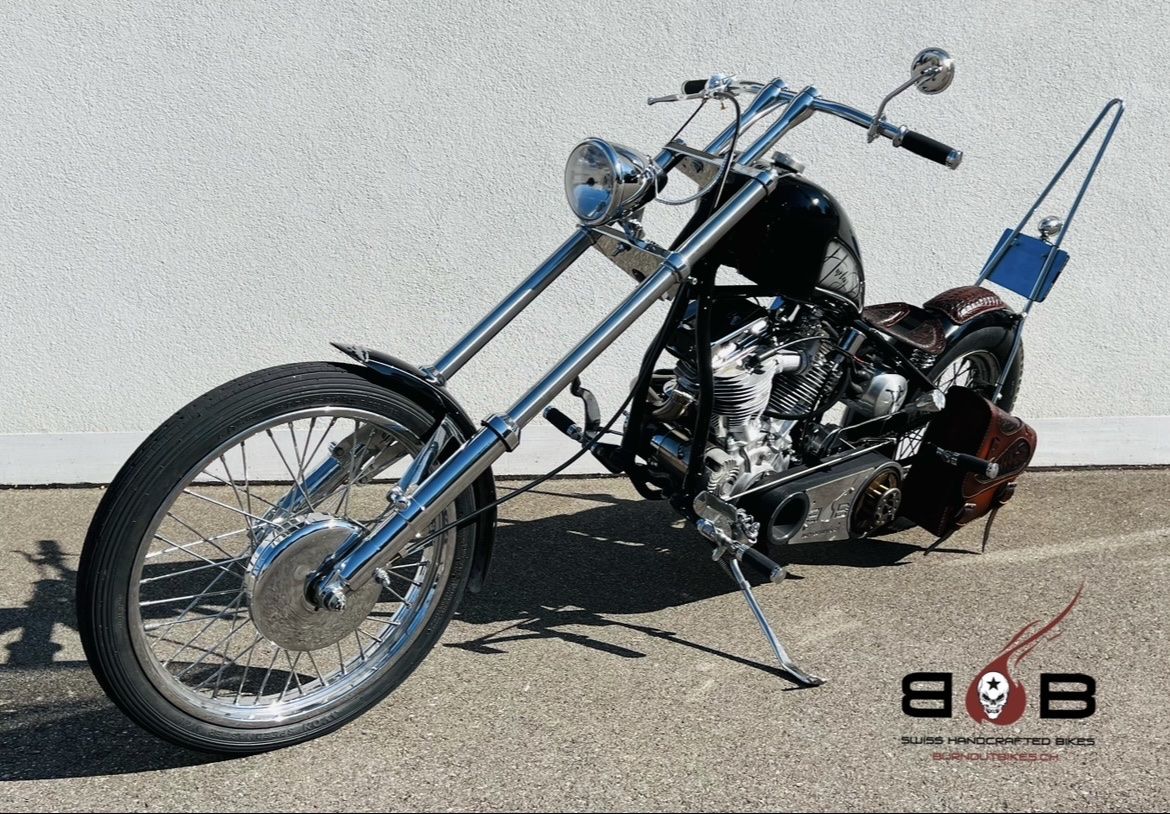 Harley-Davidson Chopper: HARLEY DAVIDSON FL PANHEAD – Usato da Sirnach venduto da B.O.B.BIKES 2