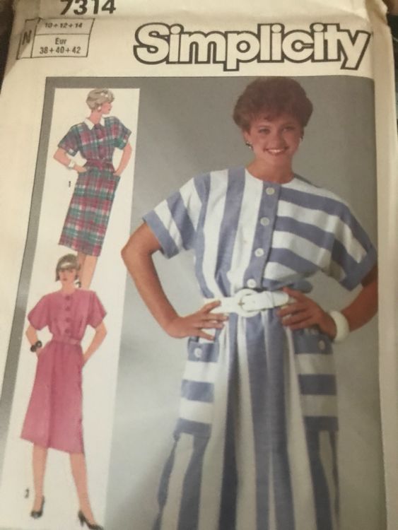 Simplicity Schnittmuster 8013 - 1970er Jahre Wrap Kleid Damen