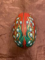 Osterei Metall Ei Russisch Vintage Russian Egg Ostern Deko