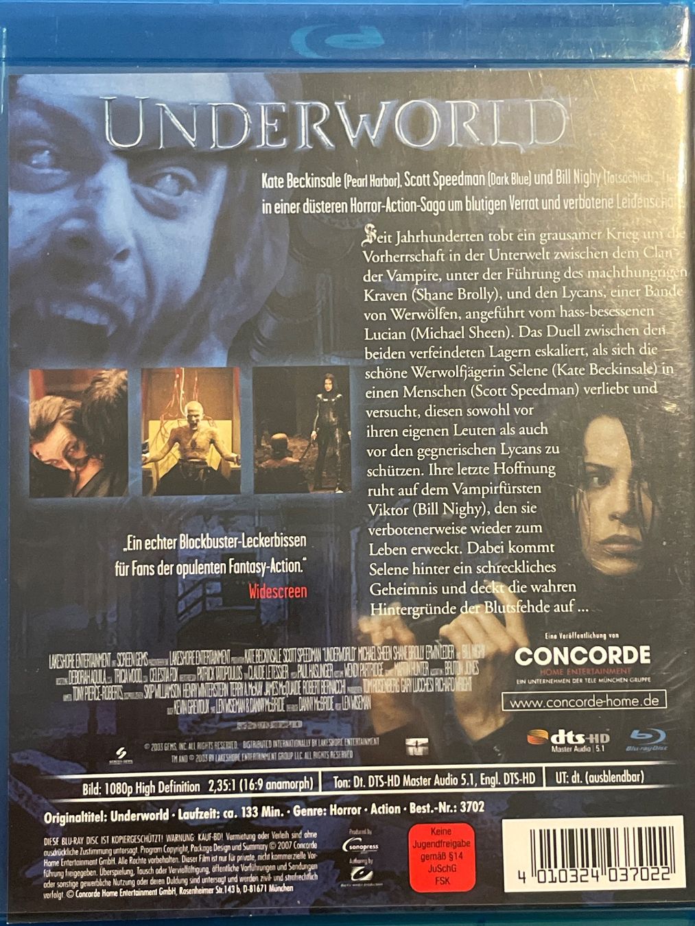 Tutti i DVDs: Underworld  (2003) Extended Cut – Nuovo (secondo la descrizione) da Waldenburg venduto da Gonzo8 1