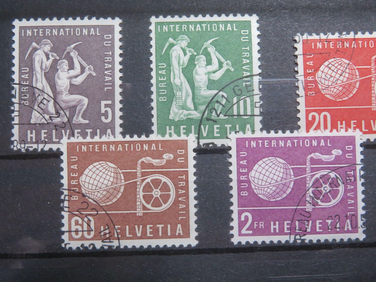 Alle Briefmarken: BIT Arbeitsamt 95-103 – Gebraucht aus Spreitenbach von heitersberg54 1
