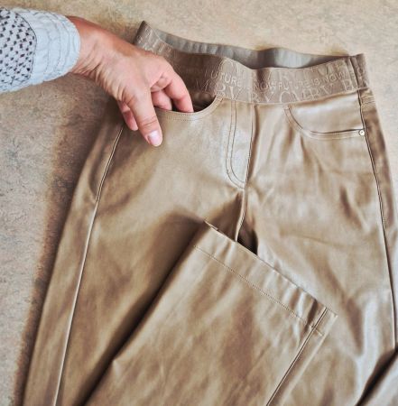 LEDER LEDERHOSE S 36 CAMBIO BRAUN NEU , TOP ZU BLUSE SHIRT